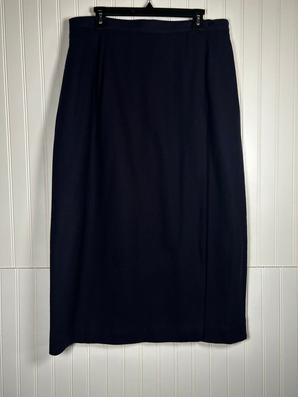 VTG Maggie McNaughton women’s wrapped a-line skirt size 18W 100% pure new wool